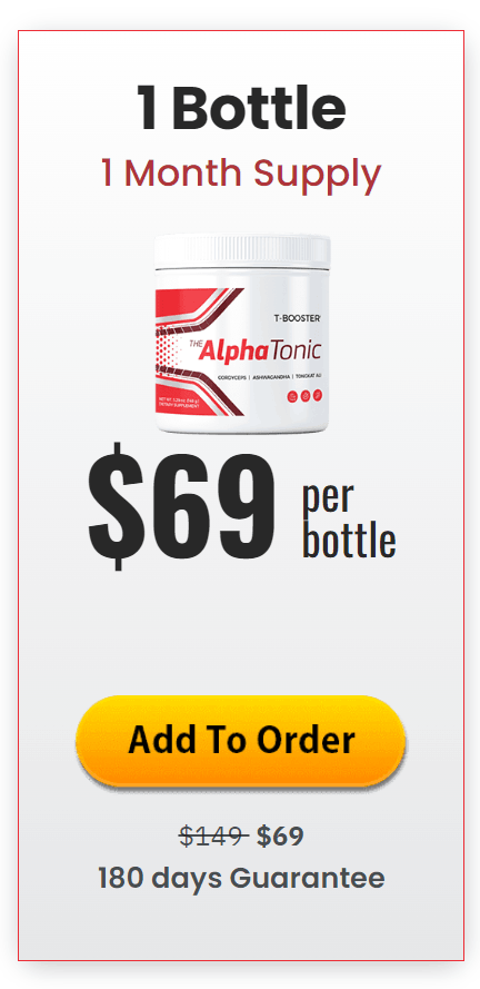 alphatonic 1 Bottle